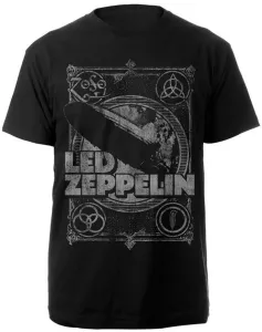 Led Zeppelin T-Shirt Vintage Print LZ1 Black S