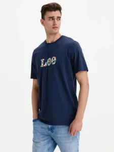Lee Summer Logo T-Shirt Blau