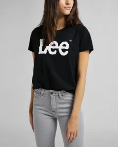 Lee logo T-Shirt Schwarz