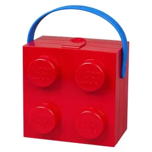 LEGO Storage HANDLE BOX Essensbox, rot, größe os