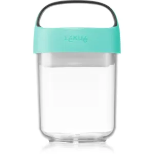 Lékué Jar To Go Pausenbox klein Farbe Turquoise 400 ml