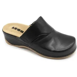 LEONS FLEXI Damen Pantoffeln, schwarz, größe 36