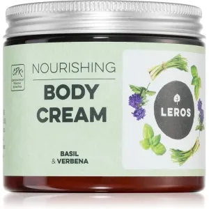 Leros Body cream basil & verbena Körpercreme zum nähren und Feuchtigkeit spenden 200 ml