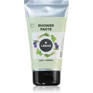Leros Shower paste basil & verbena Naturpaste zum nähren und Feuchtigkeit spenden 130 ml