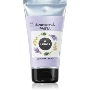 Leros Shower paste lavender & sage Duschbalsam mit feuchtigkeitsspendender Wirkung 130 ml