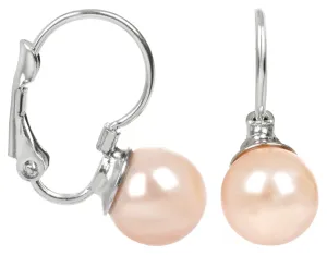 Levien Bezaubernde Ohrringe mit Perle Peach