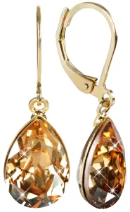 Levien Elegante vergoldete Ohrringe mit Kristallen Golden Shadow