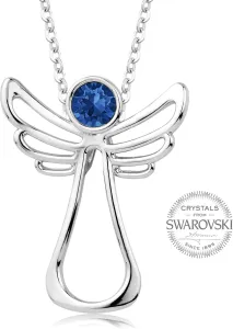 Levien Halskette mit dunkelblauem Kristall Guardian Angel