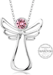 Levien Halskette mit rosa Kristallen Guardian Angel
