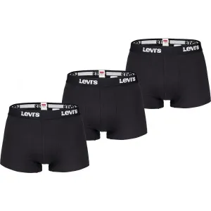 Levi's MEN BACK IN SESSION TRUNK 3P Boxershorts, schwarz, größe S