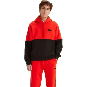 Levi's® RLXD GRAPHIC PIPING PO PIECED PO FLAME Herren Sweatshirt, orange, größe XL