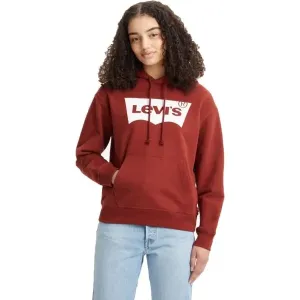 Levi's® STANDARD HOODIE Damen Sweatshirt, rot, größe L