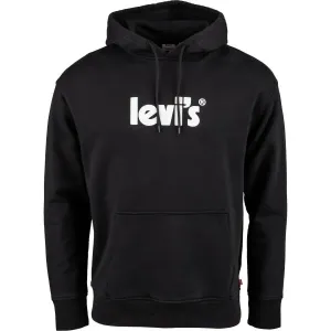 Levi's® T2 RELAXED GRAPHIC PO MV LOGO Herren Kapuzenpullover, schwarz, größe XL
