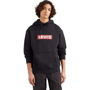 Levi's® T3 RELAXD GRAPHIC HOODIE Herren Sweatshirt, schwarz, größe S