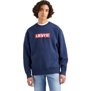 Levi's® T3 RELAXED GRAPHIC CREW Herren Sweatshirt, dunkelblau, größe XXL