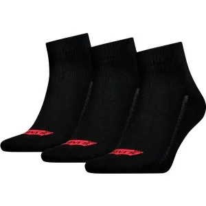 Levi's® MID CUT BATWING LOGO 3P Unisex Socken, schwarz, größe 35/38