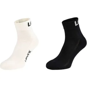 Levi's® MID CUT SPORT LOGO 2P Unisex  Socken, schwarz, größe 39/42