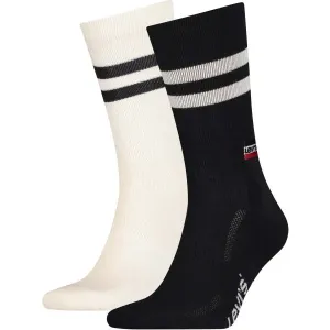 Levi's® REG CUT RETRO SPORT STRIPES 2P Unisex  Socken, schwarz, größe 39/42