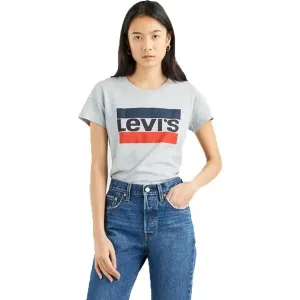 Levi's® CORE THE PERFECT TEE Damenshirt, grau, größe S
