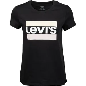 Levi's CORE THE PERFECT TEE Damenshirt, schwarz, größe S #1039656