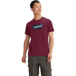 Levi's® GRAPHIC CREWNECK TEE Herrenshirt, weinrot, größe L