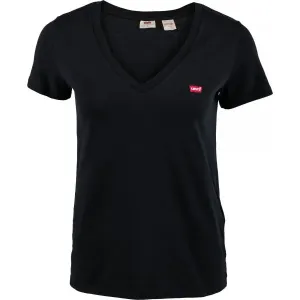 Levi's® PERFECT V-NECK TEE SHIRT Damenshirt, schwarz, größe S