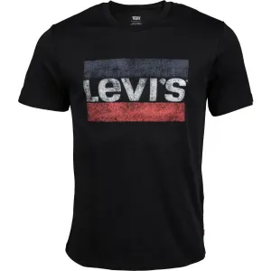 Levi's SPORTSWEAR LOGO GRAPHIC Herrenshirt, schwarz, größe S