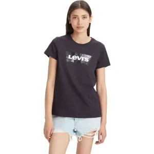 Levi's® THE PERFECT TEE CLEAR FOIL Damenshirt, schwarz, größe L