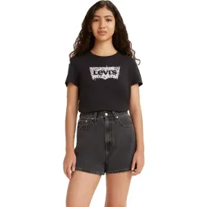 Levi's® THE PERFECT TEE Damenshirt, schwarz, größe L
