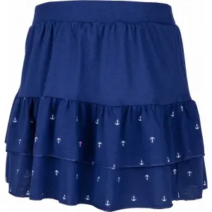 Lewro TINA Mädchenrock mit Rüschen, dunkelblau, größe 140-146