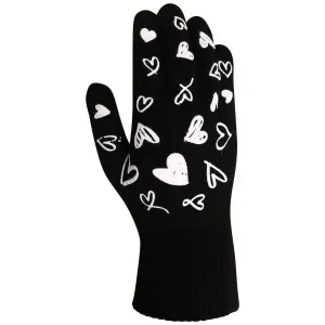 Lewro FAYE Kinder Handschuhe, schwarz, größe 4-7