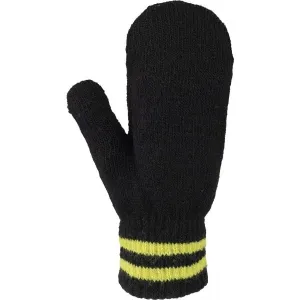 Lewro NDIDI Gestrickte Handschuhe für Kinder, schwarz, größe UNI