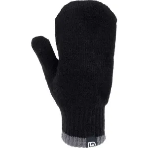 Lewro ULY Gestrickte Handschuhe für Kinder, schwarz, größe UNI