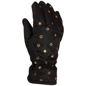 Lewro UNEA Mädchen Handschuhe, schwarz, größe 12-15