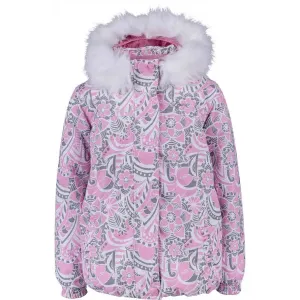 Lewro ESET Winterjacke für Mädchen, rosa, größe 128-134
