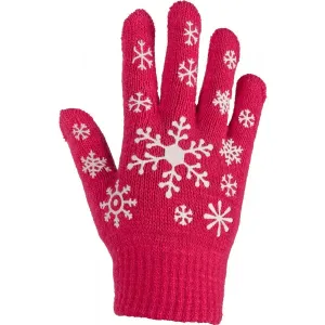 Lewro ARIADNA Gestrickte Handschuhe für Kinder, rot, größe 8-13