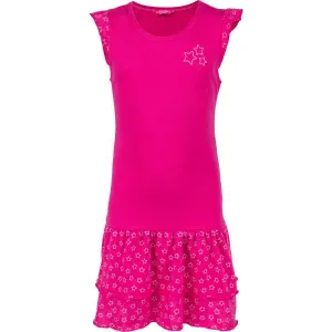 Lewro TOSCA Mädchenkleid mit Rüschen, rosa, größe 116-122