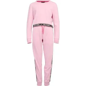 Lewro RIVIA Trainingsanzug für Mädchen, rosa, größe 128-134