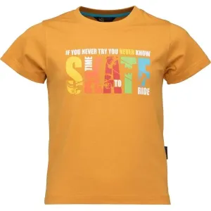 Lewro ADDI Jungen T-Shirt, gelb, größe 128-134