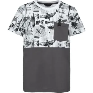 Lewro HASTINGS Jungen T-Shirt, grau, größe 116-122
