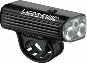 Lezyne Macro Drive 1400+ Front 1400 lm Satin Black Vorderseite Vorderlicht