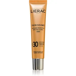 Lierac Sunissime Global Anti-Ageing Care schützendes getöntes Gesichtsfluid SPF 30 Farbton Golden 40 ml