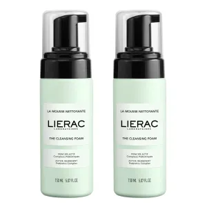 Lierac Set Reinigungsschäume für das Gesicht (The Cleansing Foam) 2 x 150 ml