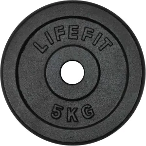 Lifefit GEWICHTSSCHEIBE 5KG 30MM Gewichtsscheibe, schwarz, größe 5 KG