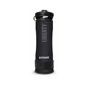 Lifesaver LIBERTY Wasserflasche mit Filter, schwarz, größe 400 ML