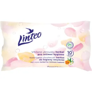 Linteo Personal hygiene Feuchttücher für die intime Hygiene mini herbal 10 St
