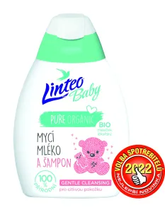 Linteo Baby-Reinigungsmilch und Shampoo mit Bio-Ringelblume 250 ml