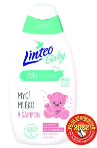 Linteo Baby-Reinigungsmilch und Shampoo mit Bio-Ringelblume 425 ml