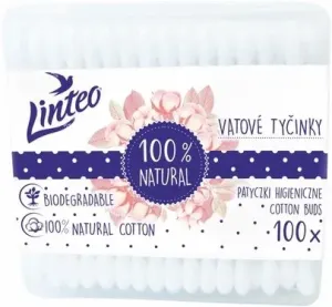 Linteo Wattestäbchen in einer Verpackung mit 100 Stück