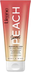 Lirene Regenerierende Körper- und Hautcreme Sweet Peach Mind and Body (Regenerating Cream) 200 ml